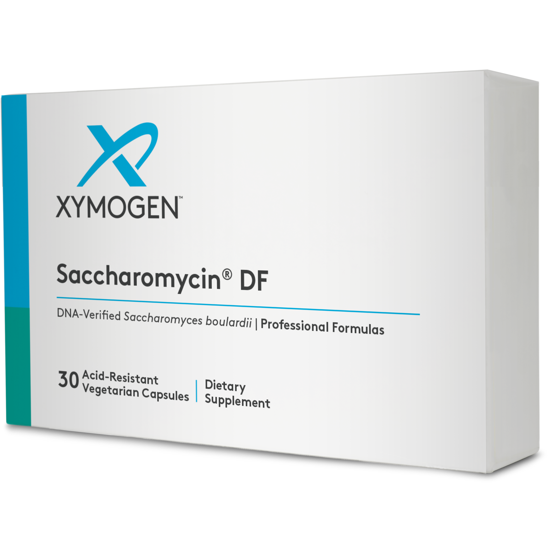 Xymogen, Saccharomycin® DF 30 Capsules UPC 722537512558 | HiLife Vitamins